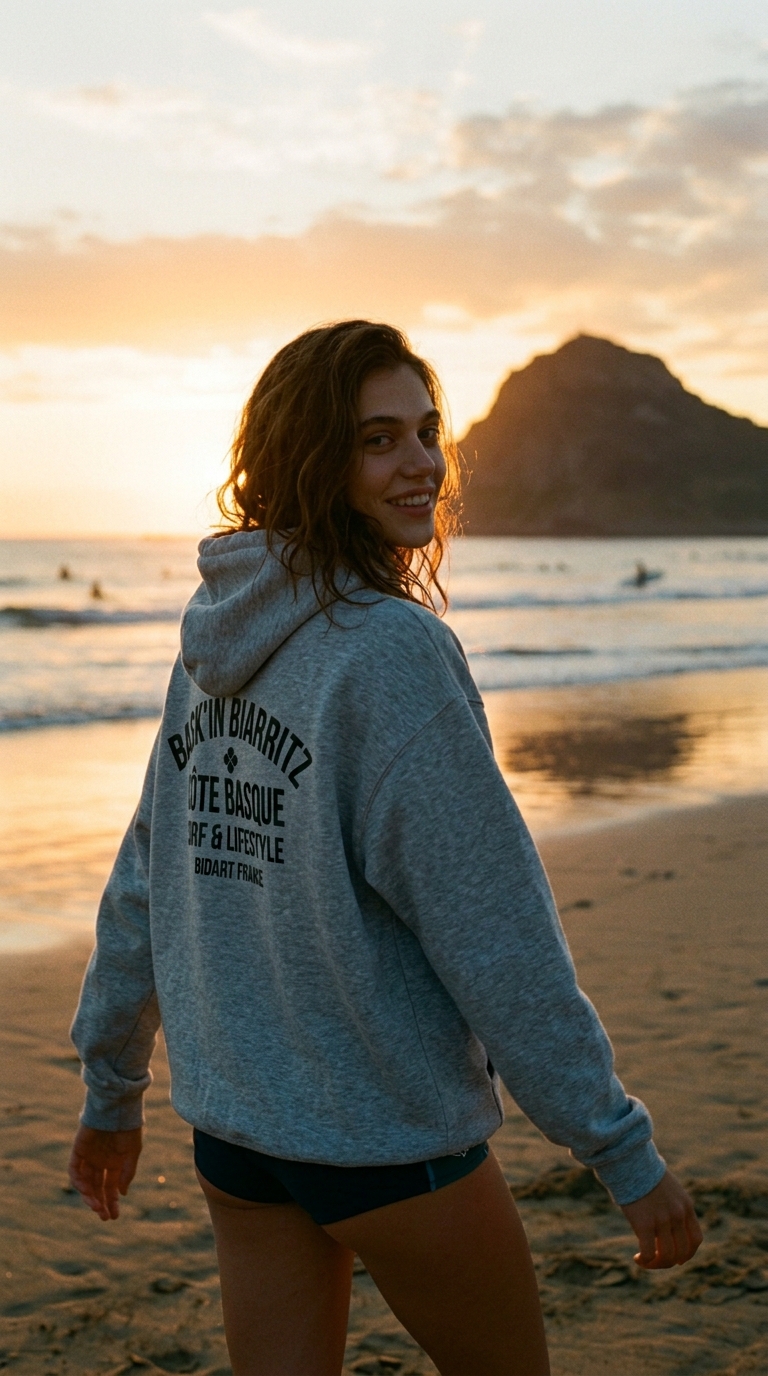 Shooting IA Bask'in Biarritz — Hoodie Pink